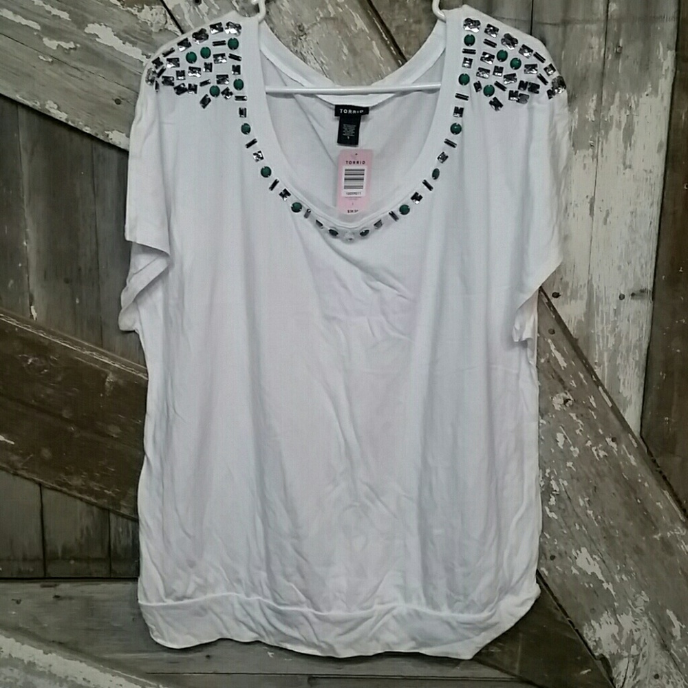 Torrid Jeweled shirt